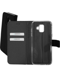 Mobiparts Premium Wallet TPU Case Samsung Galaxy A6 (2018) Black