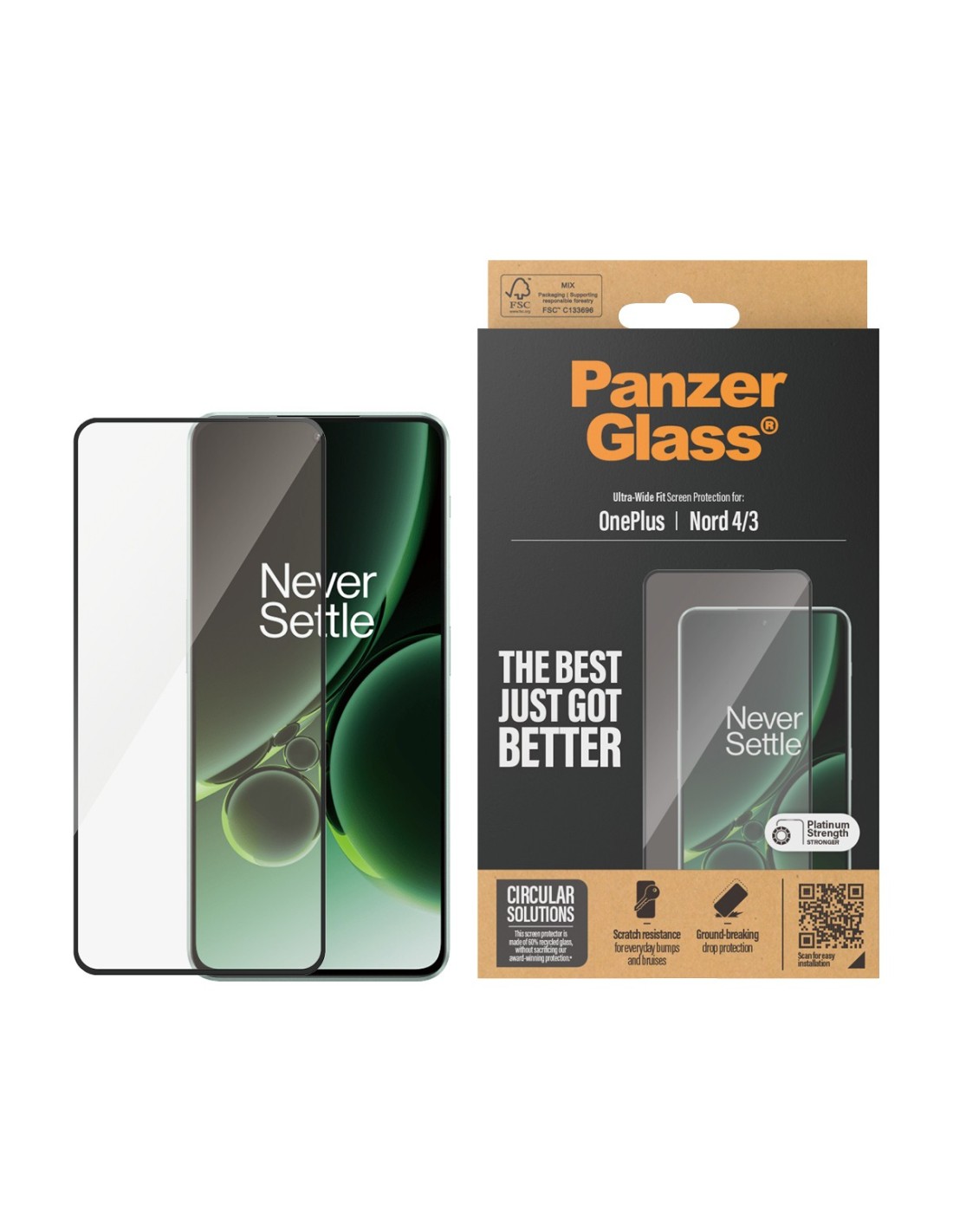 PanzerGlass OnePlus Nord 4 3 Ultra-Wide Fit