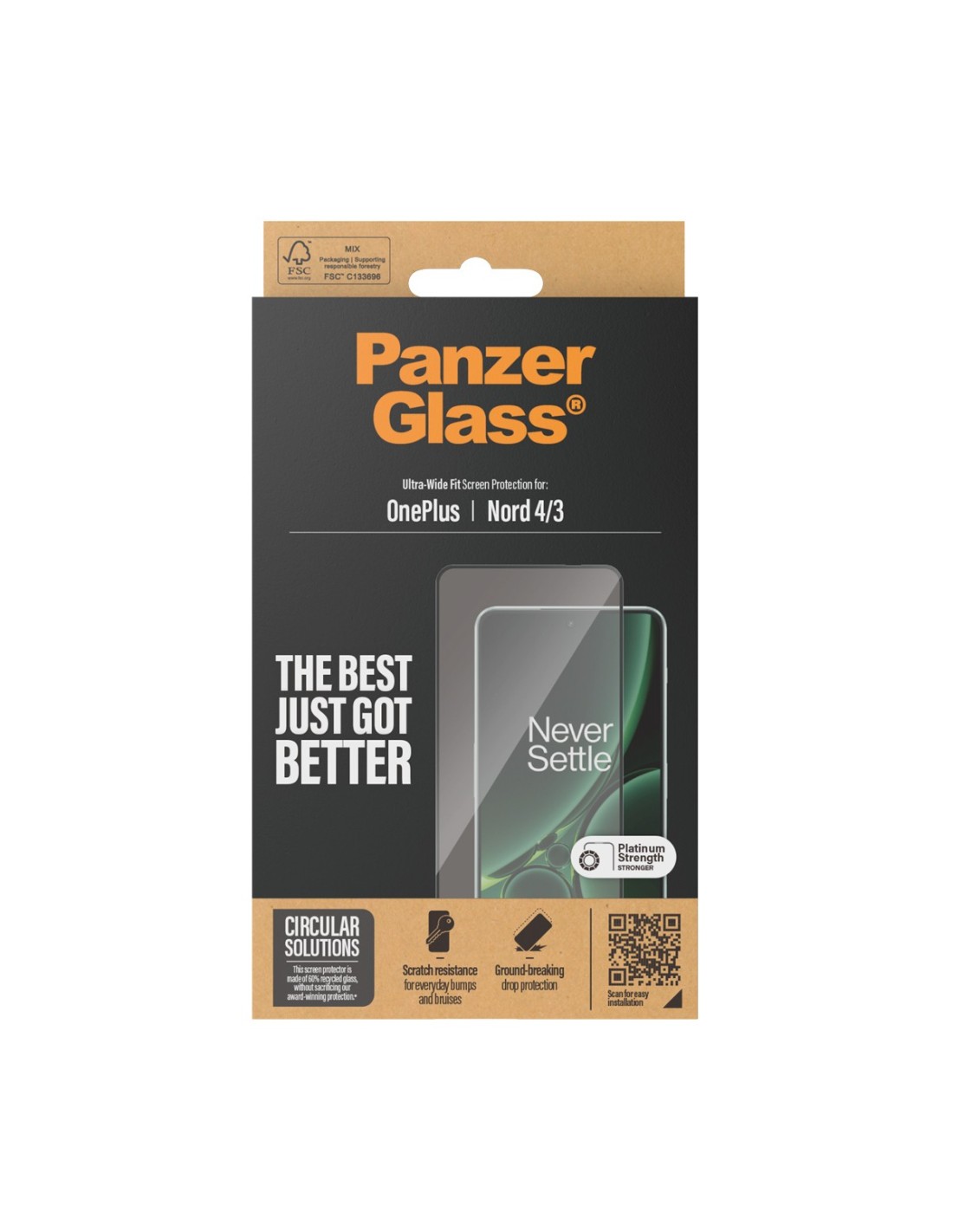 PanzerGlass OnePlus Nord 4 3 Ultra-Wide Fit