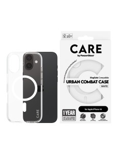 CARE by PanzerGlass Flagship Case Transparent Urban Combat w. White MagSafe iPhone 16 2