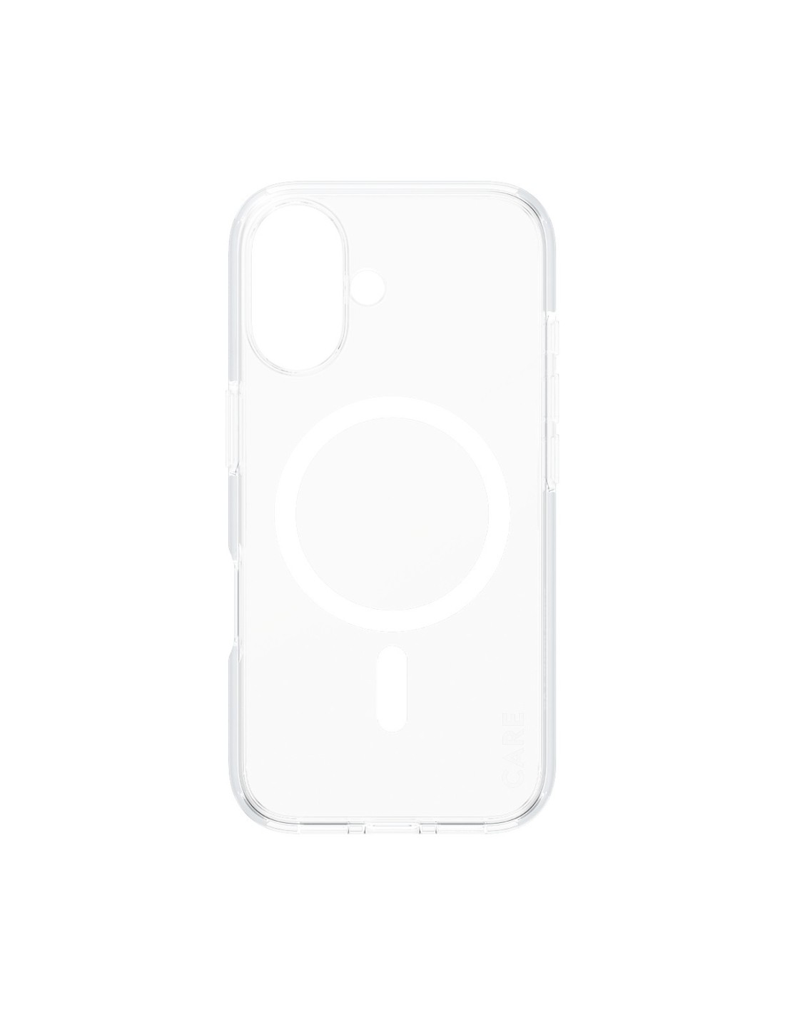 CARE by PanzerGlass Flagship Case Transparent Urban Combat w. White MagSafe iPhone 16