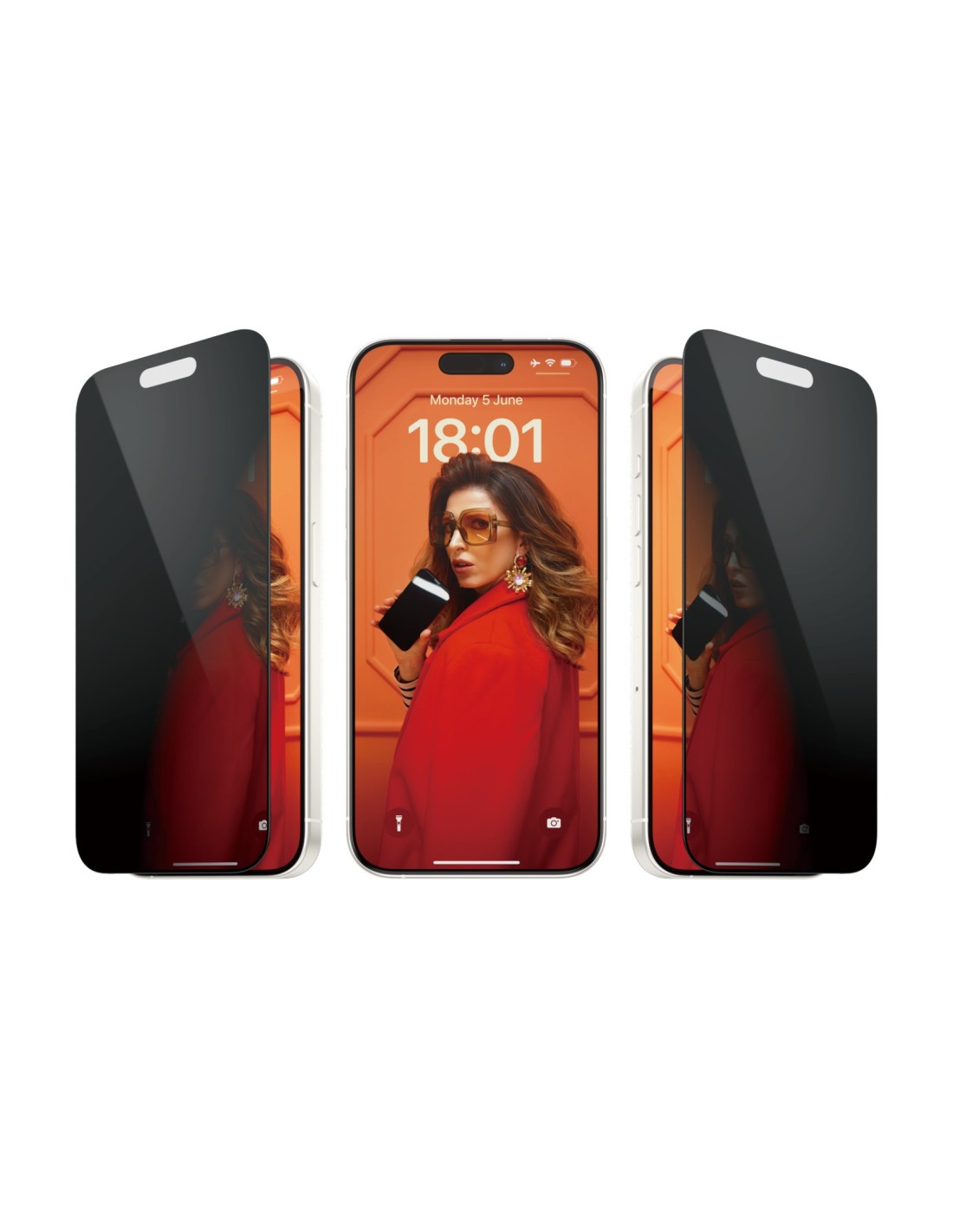Panzerglass iPhone 15 Pro-Ultra-Wide Fit Privacy with EasyAligner
