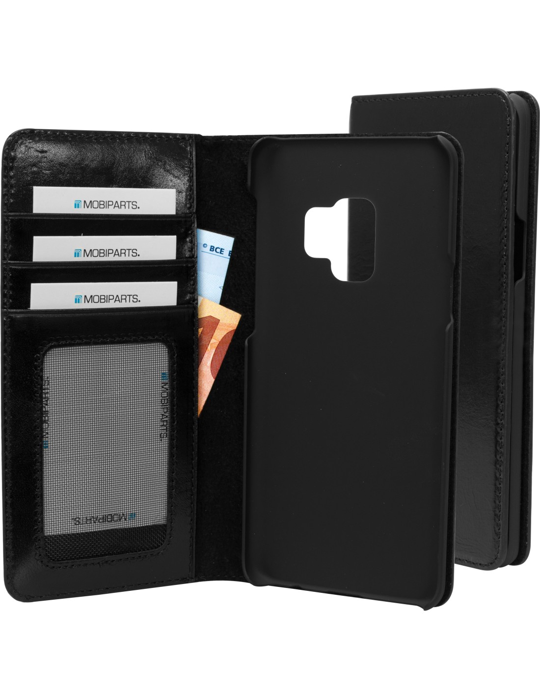 Mobiparts Excellent Wallet Case Samsung Galaxy S9 Jade Black
