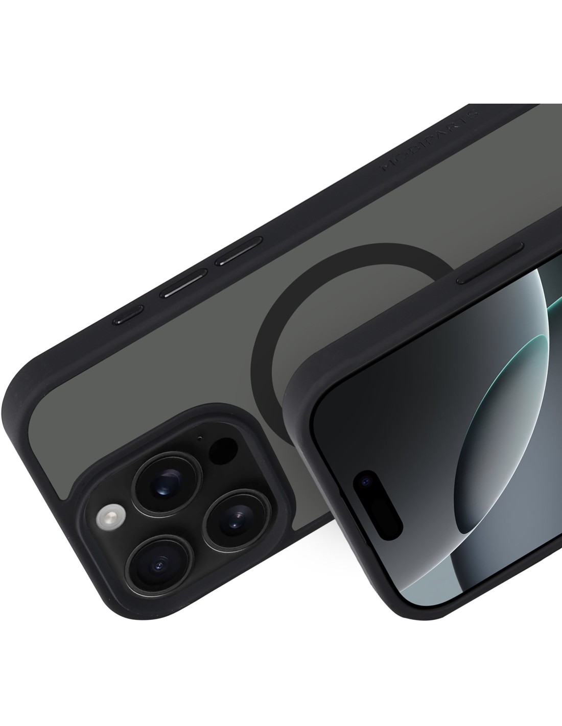 Mobiparts Hardcover Apple iPhone 16 Pro Satin Black (Magsafe Compatible)
