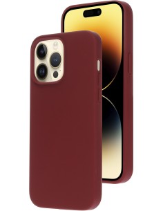 Mobiparts Silicone Cover Apple iPhone 14 Pro Max Plum Red