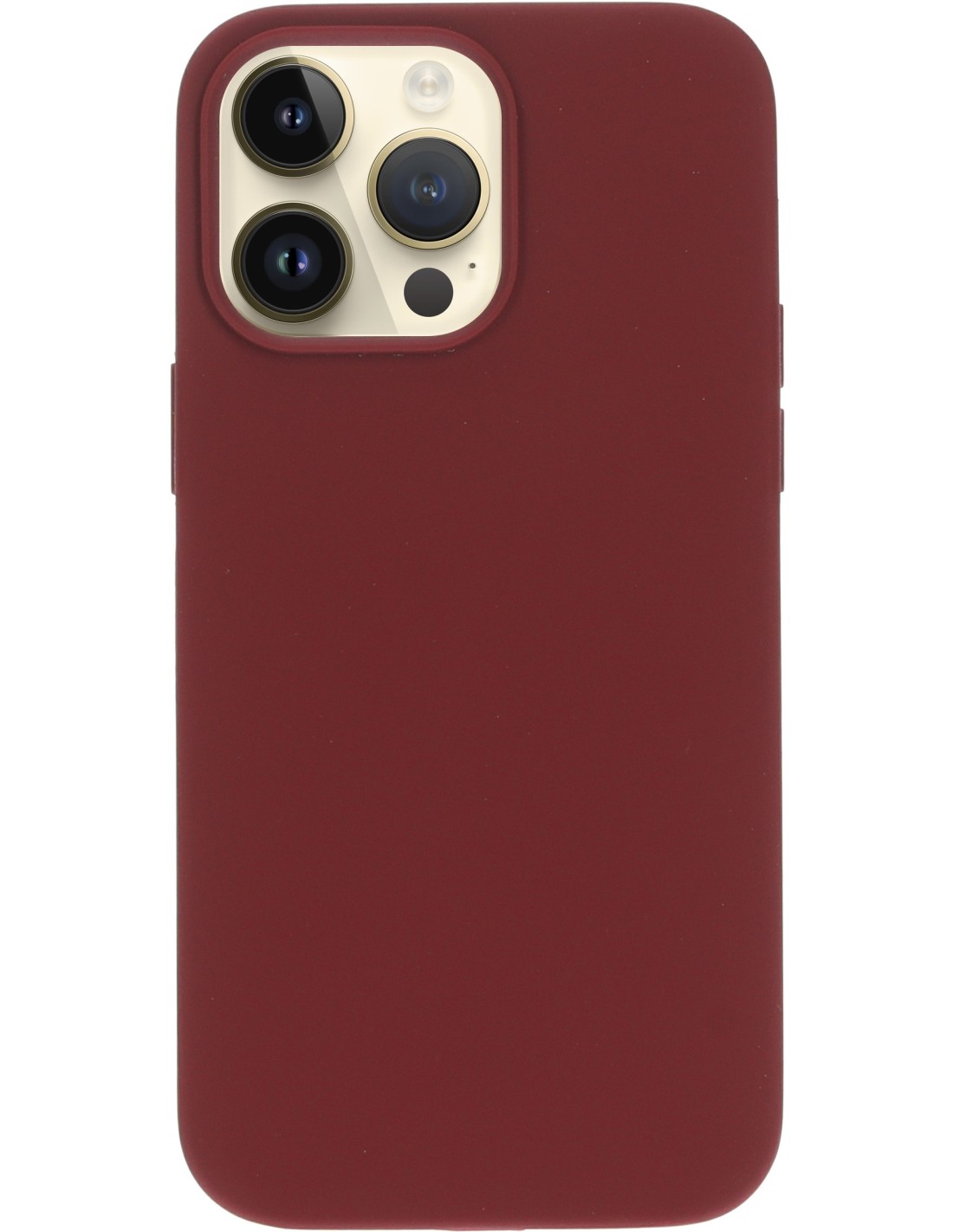 Mobiparts Silicone Cover Apple iPhone 14 Pro Max Plum Red