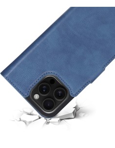 Mobiparts Classic Wallet Case Apple iPhone 16 Pro Max Steel Blue (MagSafe Compatible) 2