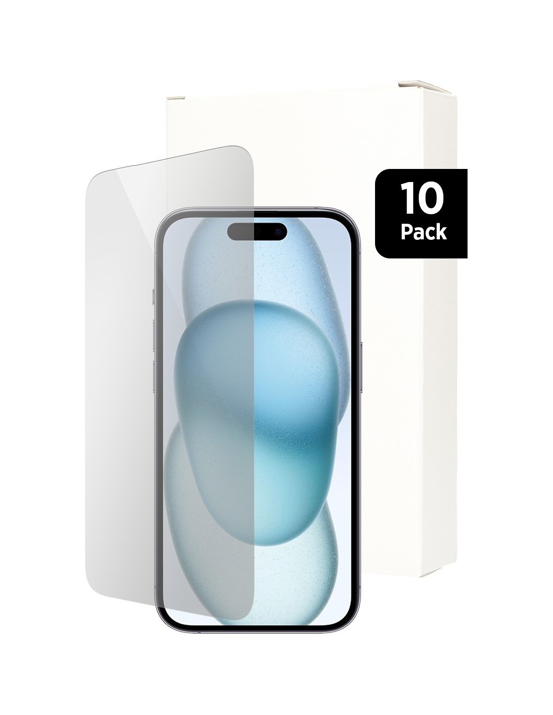 Mobiparts Regular Tempered Glass Apple iPhone 15 - 10 Pack