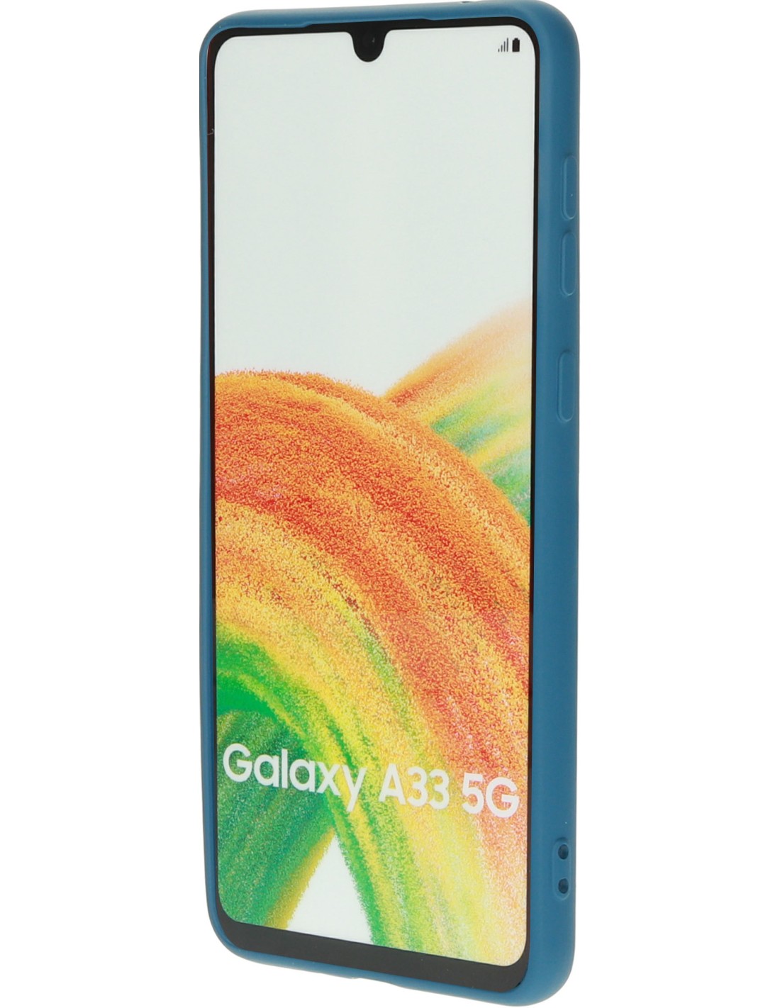 Mobiparts Silicone Cover Samsung Galaxy A33 5G (2022) Blueberry Blue