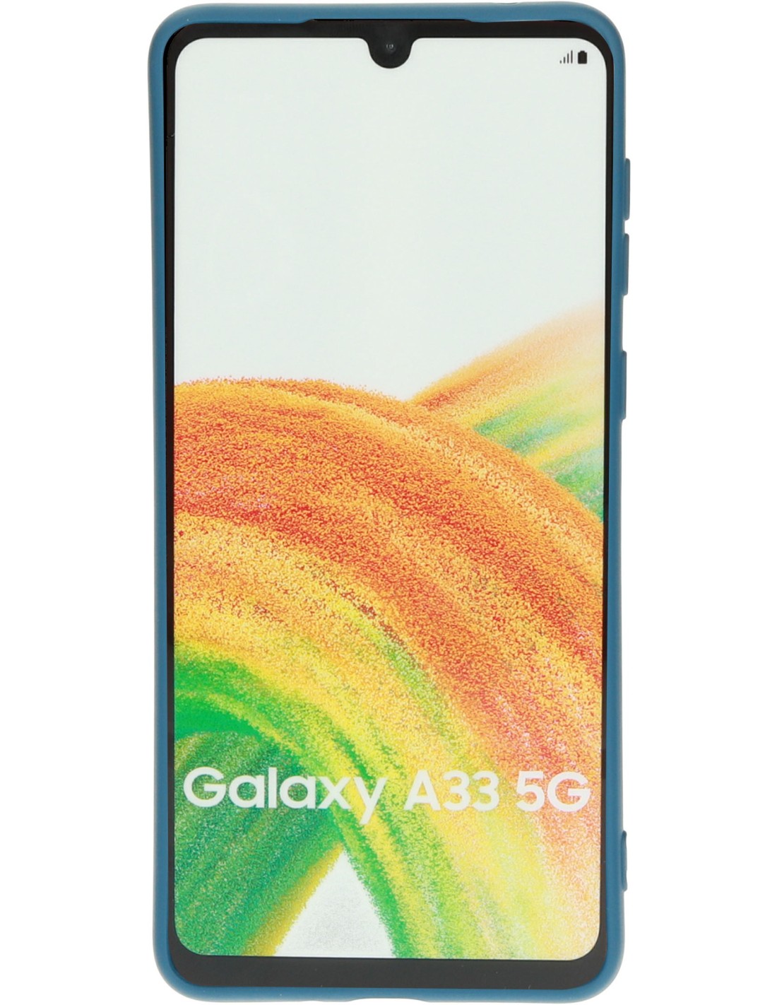 Mobiparts Silicone Cover Samsung Galaxy A33 5G (2022) Blueberry Blue