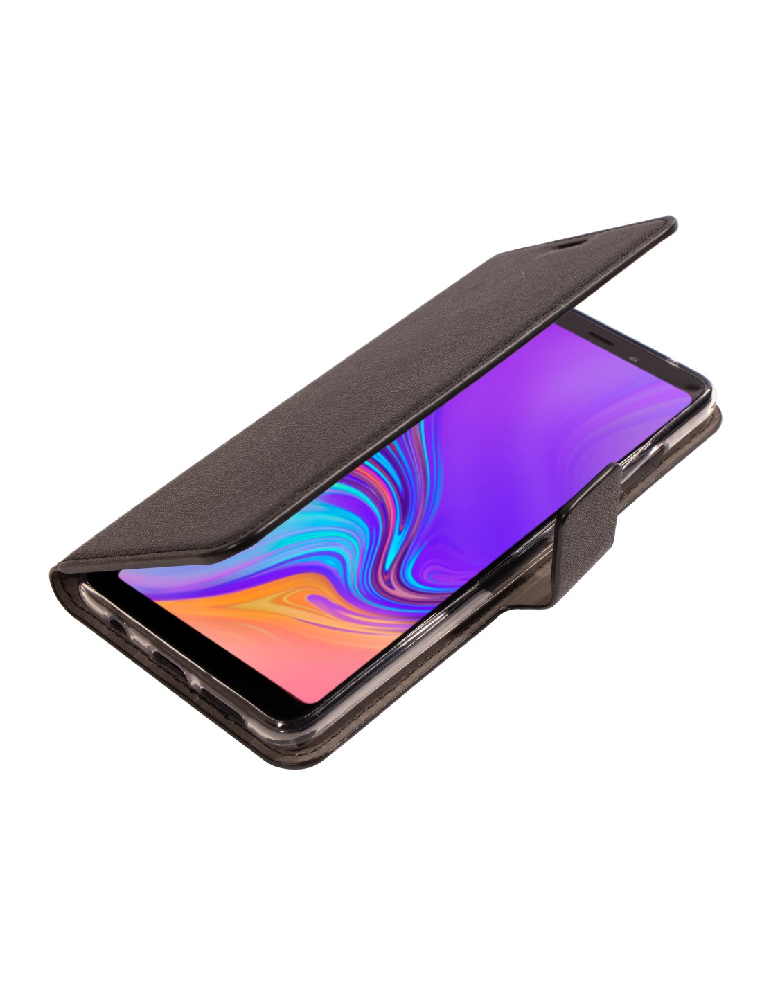 Mobiparts Saffiano Wallet Case Samsung Galaxy A9 (2018) Black