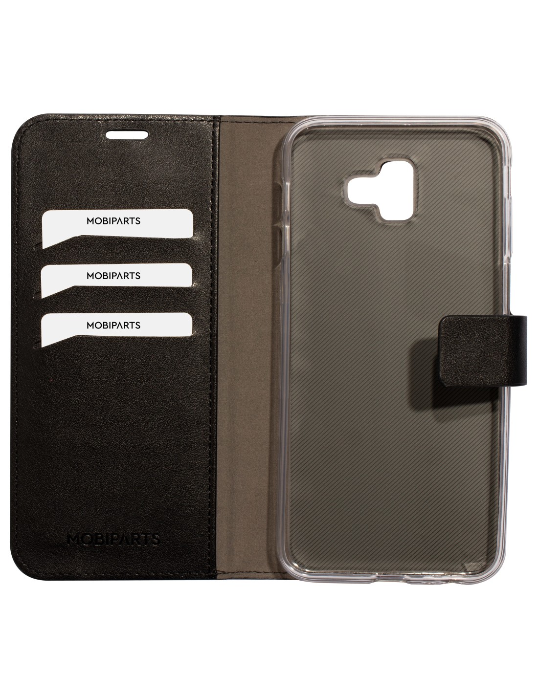 Mobiparts Classic Wallet Case Samsung Galaxy J6 Plus (2018) Black