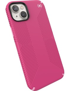 Speck Presidio2 Grip + MS Apple iPhone 14 Plus 15 Plus Digital Pink -  with Microban