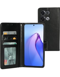 Mobiparts Classic Wallet Case Oppo Reno8 Pro 5G Black
