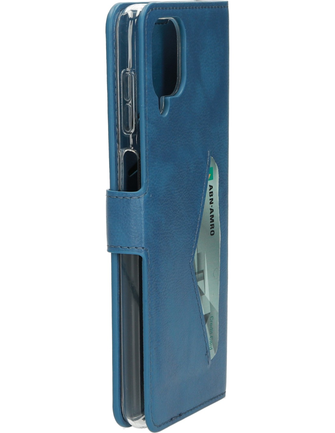 Mobiparts Classic Wallet Case Samsung Galaxy A12 (2021) Steel Blue