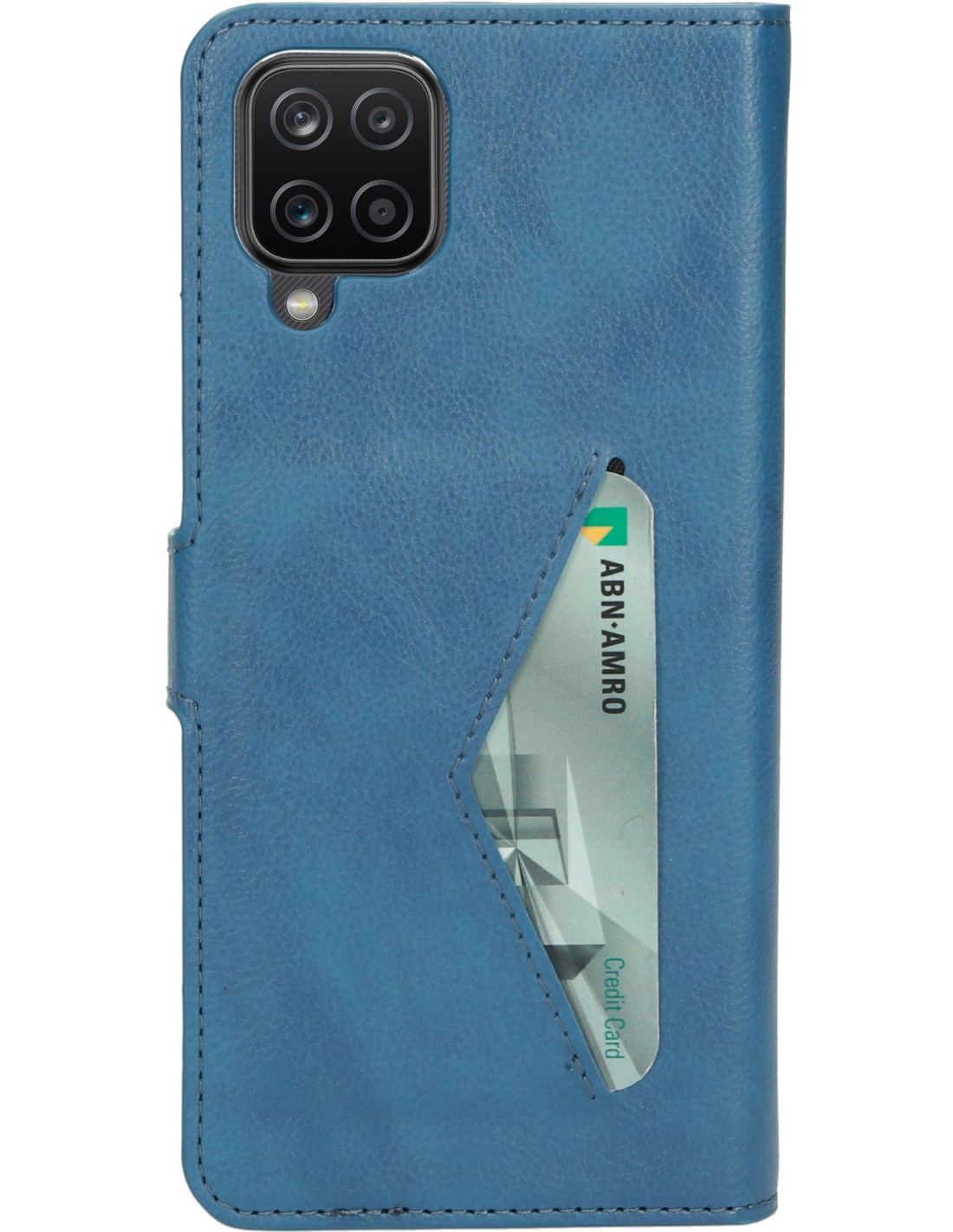Mobiparts Classic Wallet Case Samsung Galaxy A12 (2021) Steel Blue