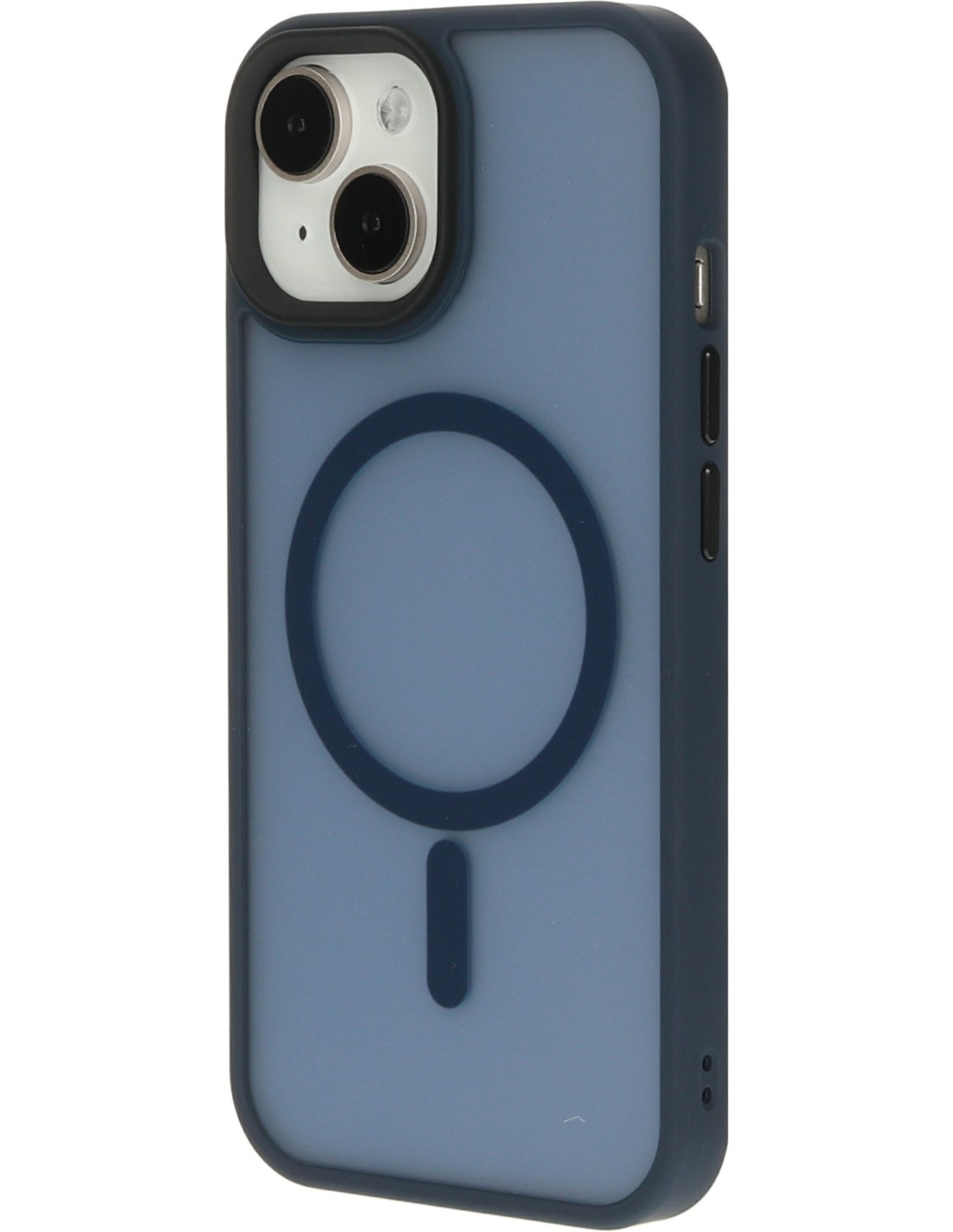 Mobiparts Hardcover Apple iPhone 15 Satin Blue (Magsafe Compatible)