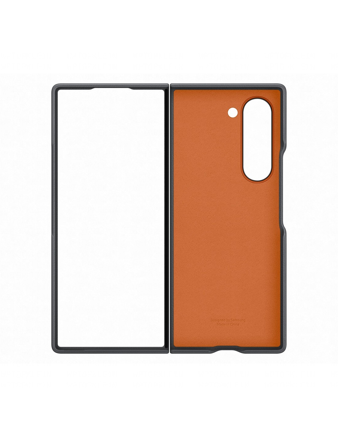 Samsung Galaxy Z Fold6 Kindsuit Leather Case Grey