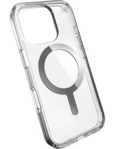 Speck Presidio Perfect Clear + MS Apple iPhone 16 Pro Clear - with Microban