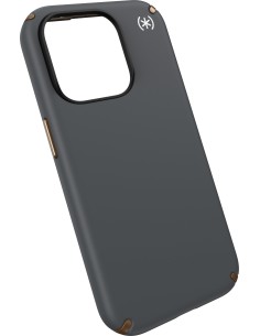 Speck Presidio2 Pro + MS Apple iPhone 15 Pro Charcoal Grey -  with Microban
