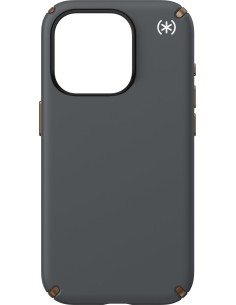 Speck Presidio2 Pro + MS Apple iPhone 15 Pro Charcoal Grey -  with Microban 2