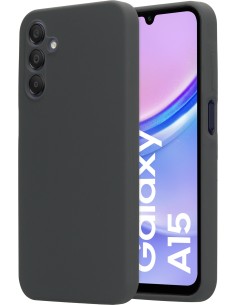 Mobiparts Silicone Cover Samsung Galaxy A15 Urban Grey