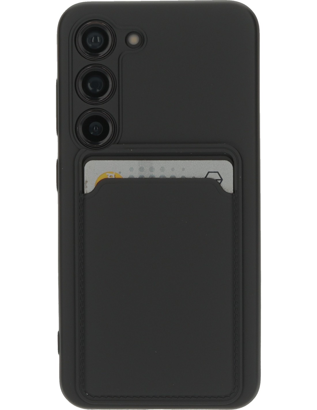 Mobiparts Classic TPU Case with Cardholder Samsung Galaxy S23 Matt Black