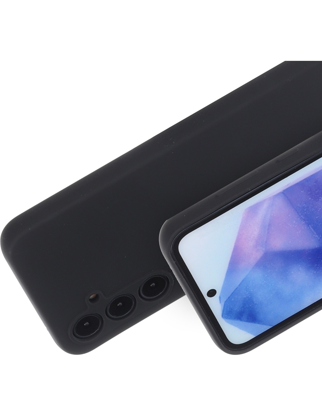 Mobiparts Silicone Cover Samsung Galaxy A55 Black
