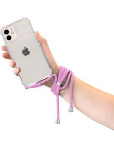 Mobiparts Lanyard Case Apple iPhone 12 Mini Violet Cord 2