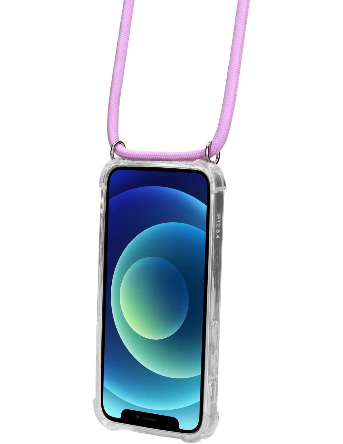 Mobiparts Lanyard Case Apple iPhone 12 Mini Violet Cord