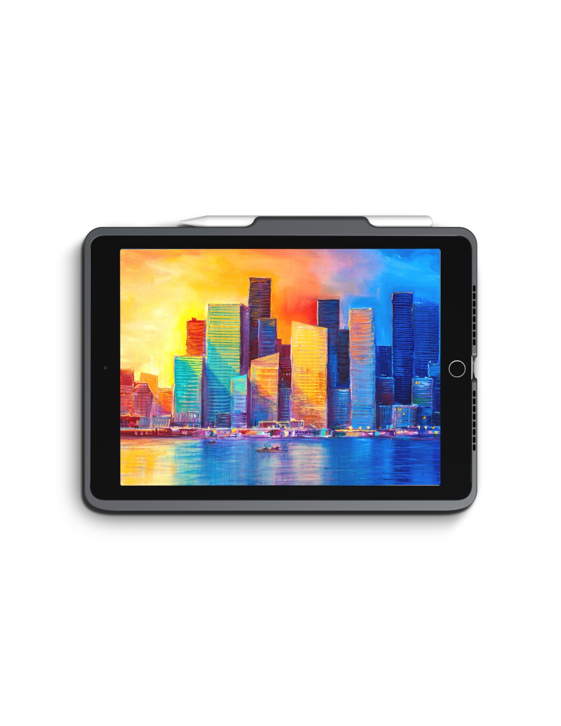 ZAGG Pro Keys Keyboard Case Apple iPad 10.2 (2019 2020 2021) Black Grey