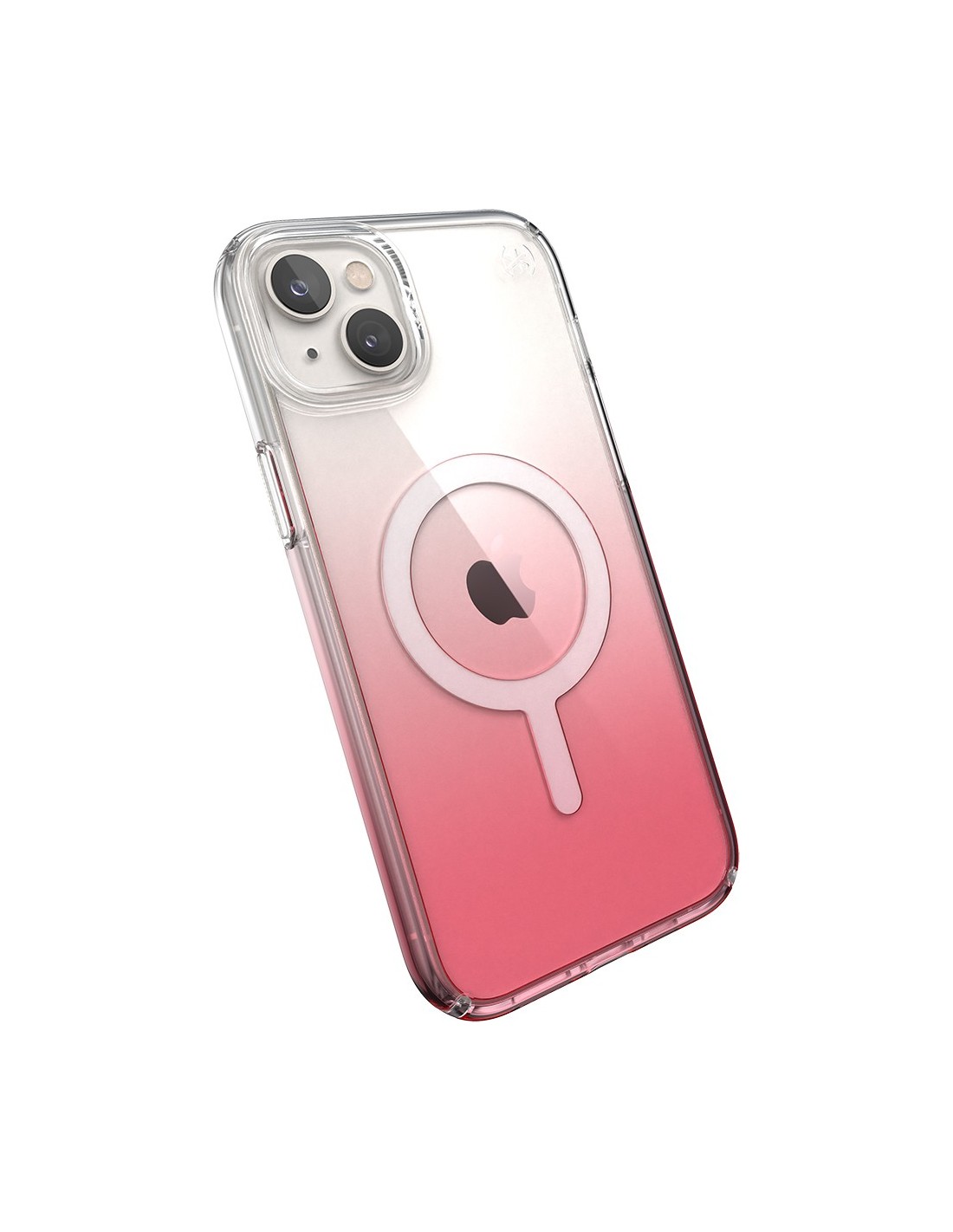 Speck Presidio Perfect Clear Ombre + MS Apple iPhone 14 Plus 15 Plus Vintage Rose - with Microban