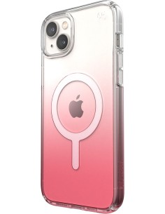Speck Presidio Perfect Clear Ombre + MS Apple iPhone 14 Plus 15 Plus Vintage Rose - with Microban 2