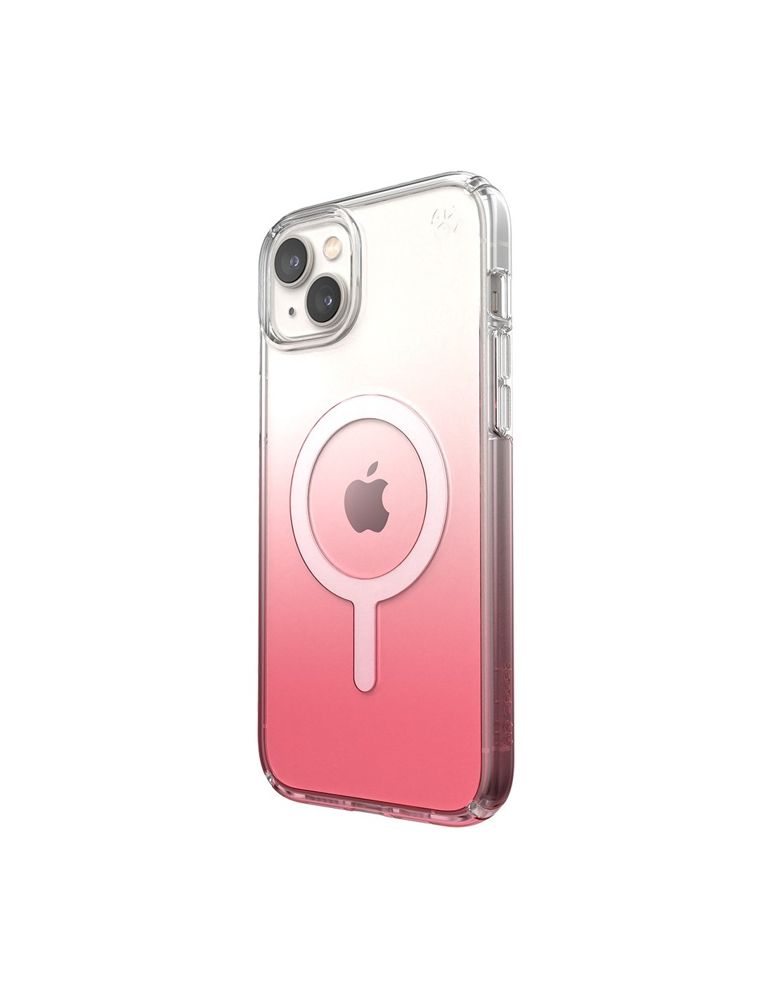 Speck Presidio Perfect Clear Ombre + MS Apple iPhone 14 Plus 15 Plus Vintage Rose - with Microban