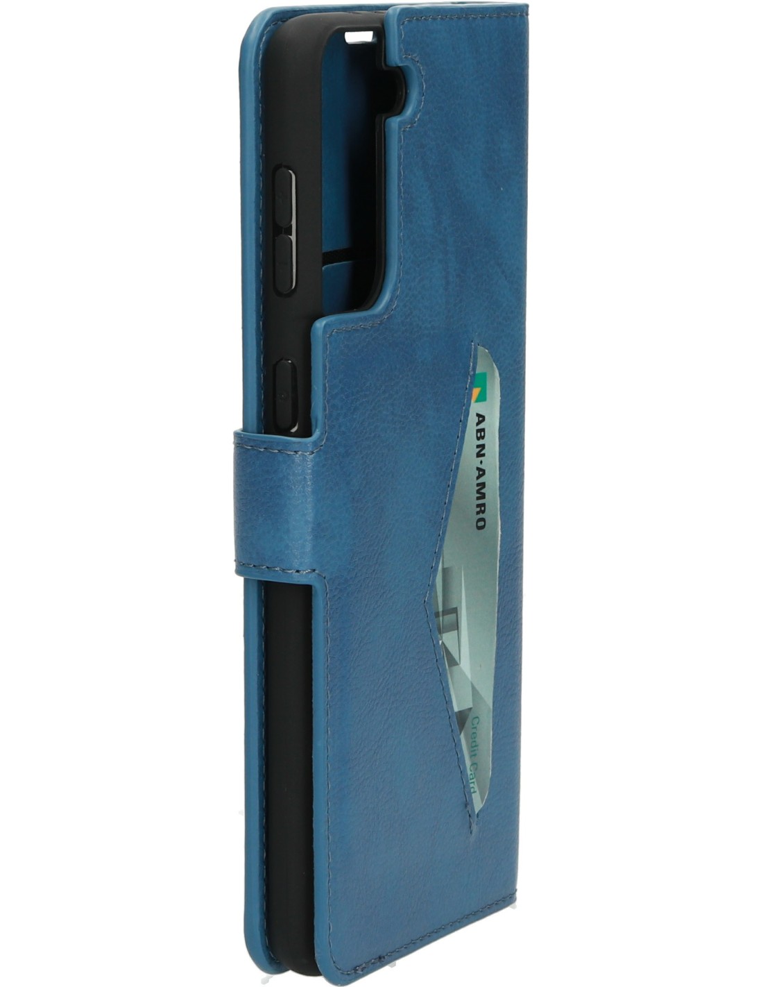 Mobiparts Classic Wallet Case Samsung Galaxy S21 Plus Steel Blue