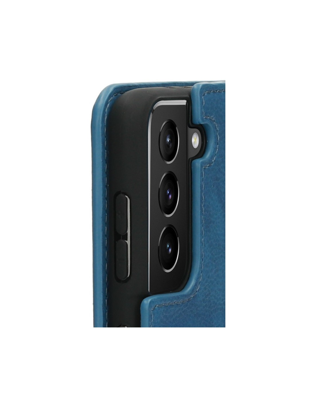 Mobiparts Classic Wallet Case Samsung Galaxy S21 Plus Steel Blue