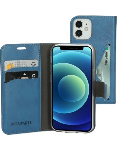 Mobiparts Classic Wallet Case Apple iPhone 12 Mini Steel Blue