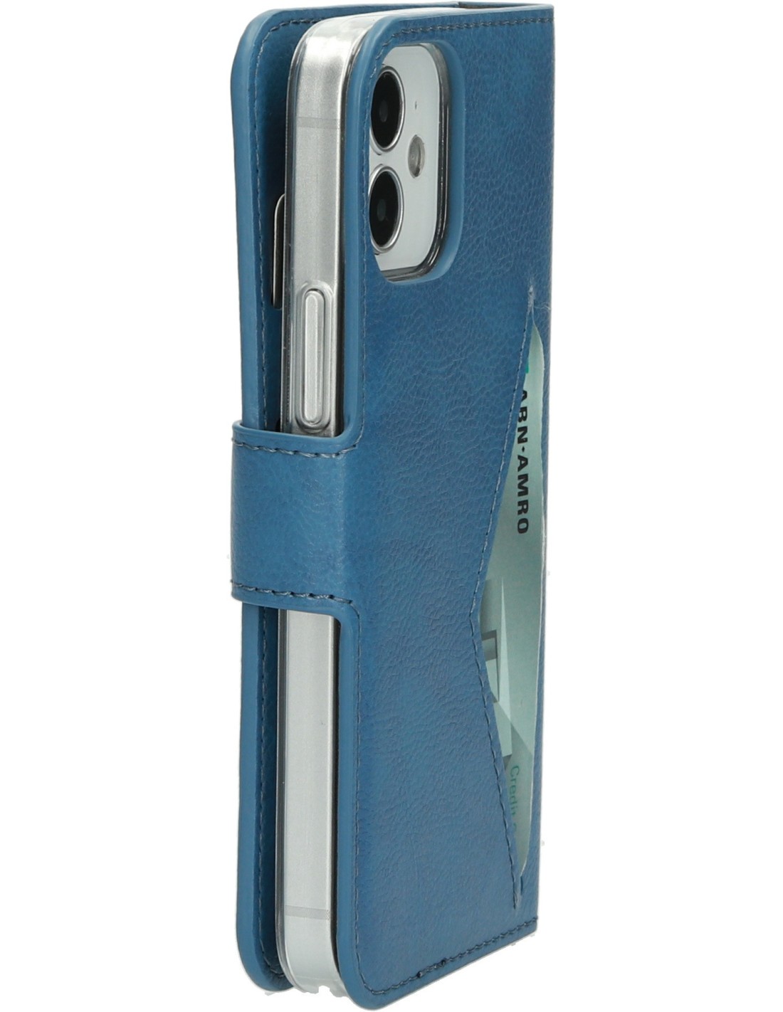 Mobiparts Classic Wallet Case Apple iPhone 12 Mini Steel Blue