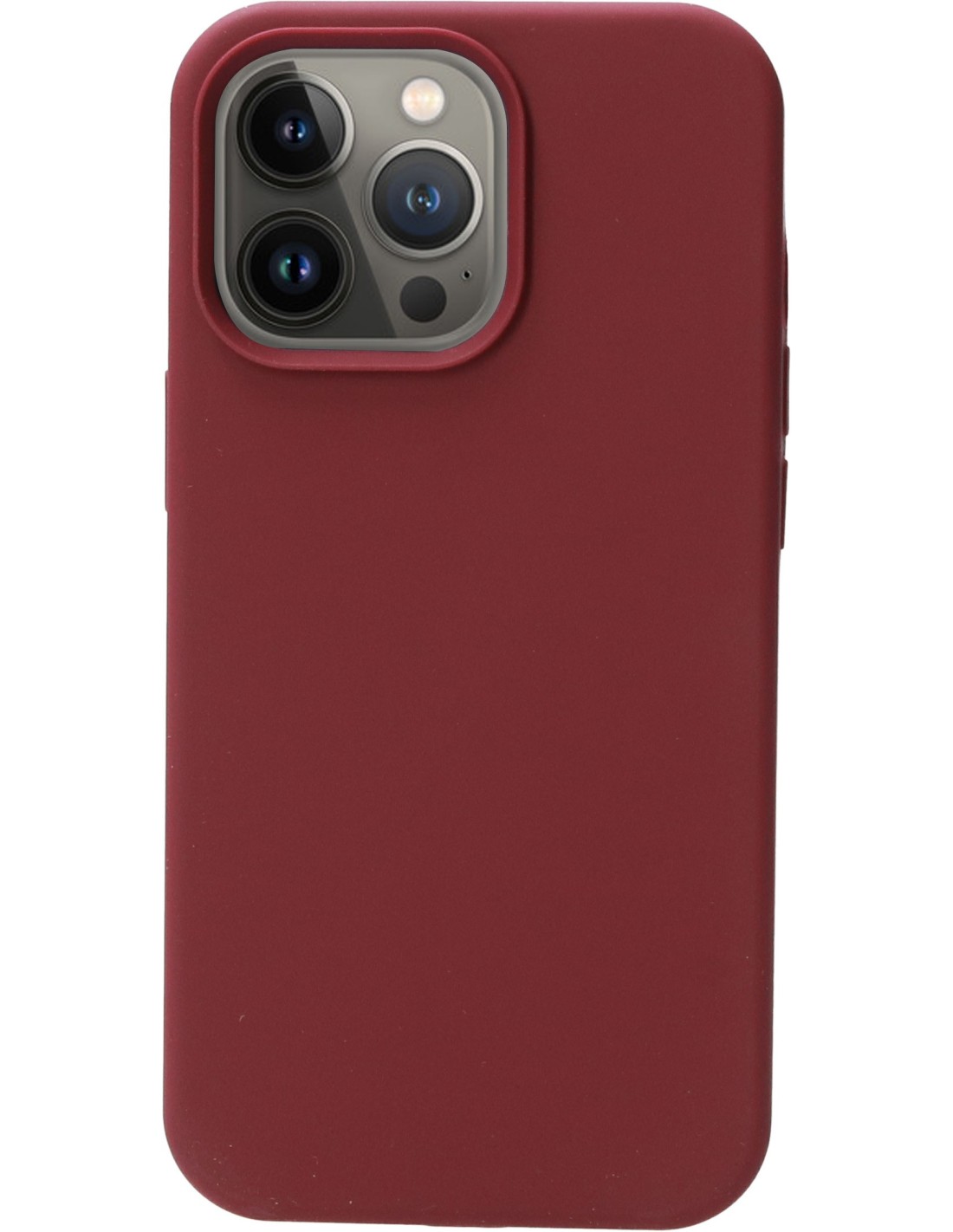 Mobiparts Silicone Cover Apple iPhone 13 Pro Plum Red