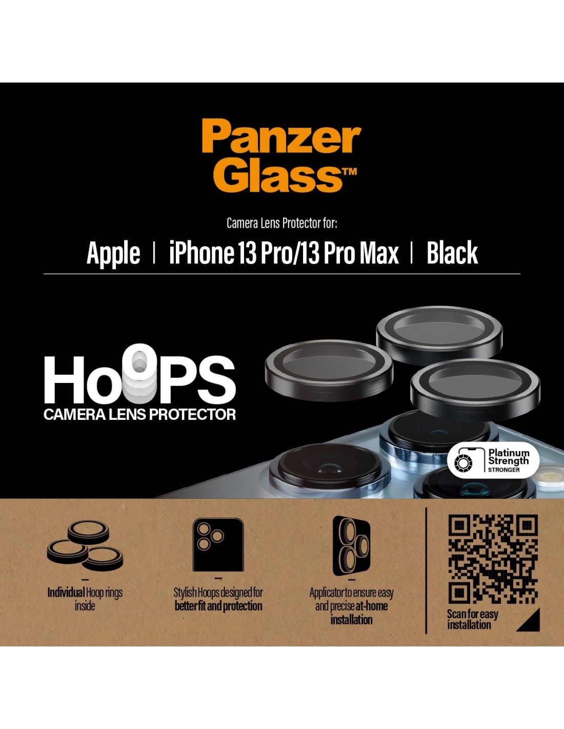 PanzerGlass Hoops Rings Apple iPhone 13 Pro 13 Pro Max