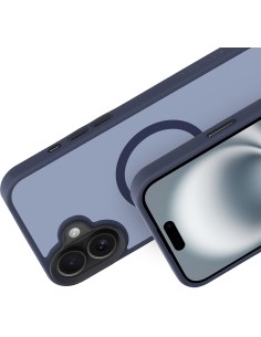 Mobiparts Hardcover Apple iPhone 16 Plus Satin Blue (Magsafe Compatible) 2