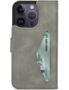 Mobiparts Classic Wallet Case Apple iPhone 14 Pro Granite Grey