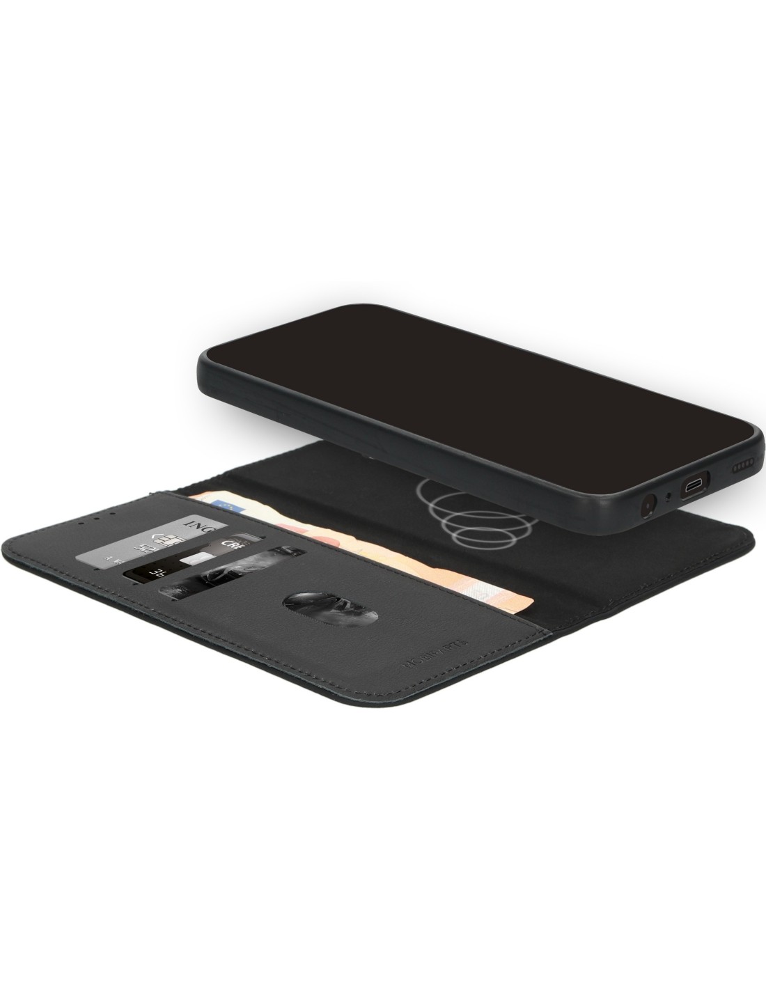 Mobiparts Leather 2 in 1 Wallet Case Samsung Galaxy A55 (2024) Black