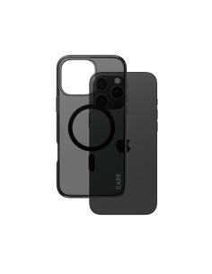 CARE by PanzerGlass Flagship Case Smokey w. Black MagSafe iPhone 16 Pro Max