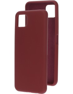 Mobiparts Silicone Cover Samsung Galaxy A22 5G (2021) Plum Red