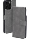 Mobiparts Classic Wallet Case Apple iPhone 16 Pro Max Granite Grey (MagSafe Compatible)