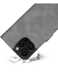 Mobiparts Classic Wallet Case Apple iPhone 16 Pro Max Granite Grey (MagSafe Compatible) 2