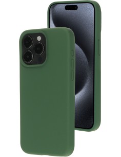 Mobiparts Silicone Cover Apple iPhone 15 Pro Max Forest Green