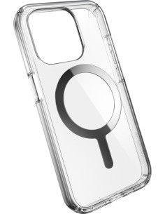 Speck Presidio Perfect Clear + MS Apple iPhone 15 Pro Clear - with Microban