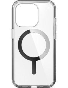 Speck Presidio Perfect Clear + MS Apple iPhone 15 Pro Clear - with Microban 2